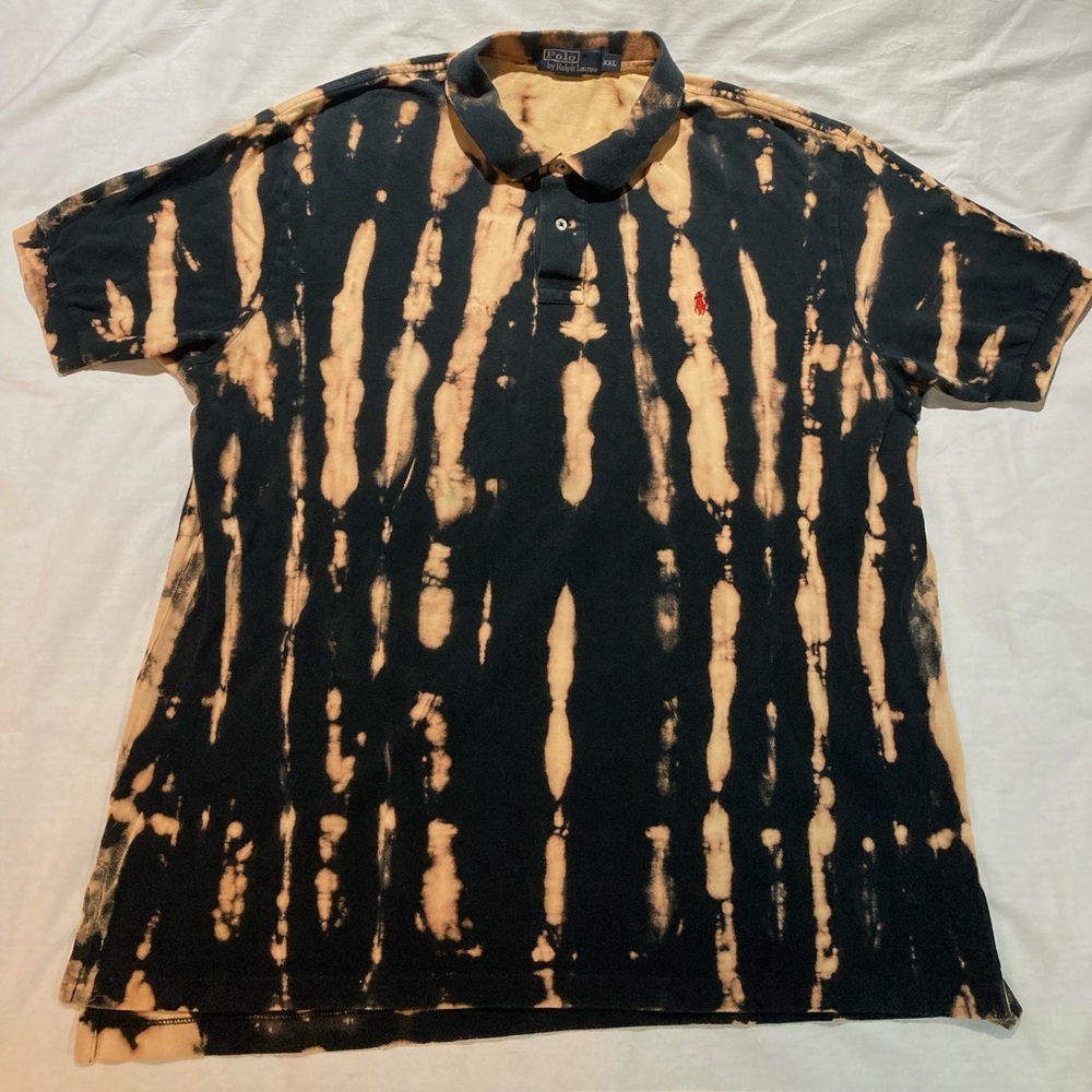 Ralph Lauren Tie Dye Polo Shirt, Men’s size XXL, (small hole)